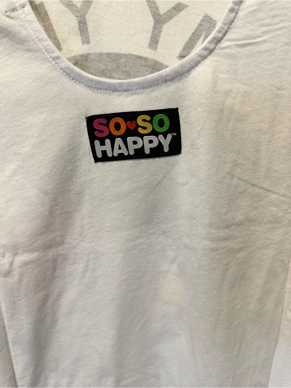NWT SoSoHappy x Iron Fist White Raglan Graphic Tee My Yin Your Yang - Size XL - Picture 7 of 11